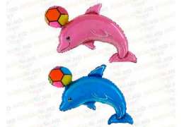 baloane cu heliu delfin cu mingea 30''